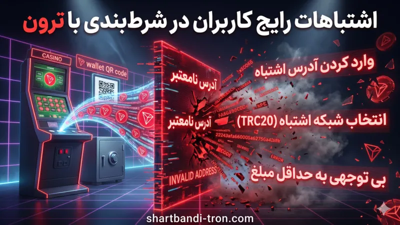 اشتباهات رایج کاربران در شرط بندی با ترون